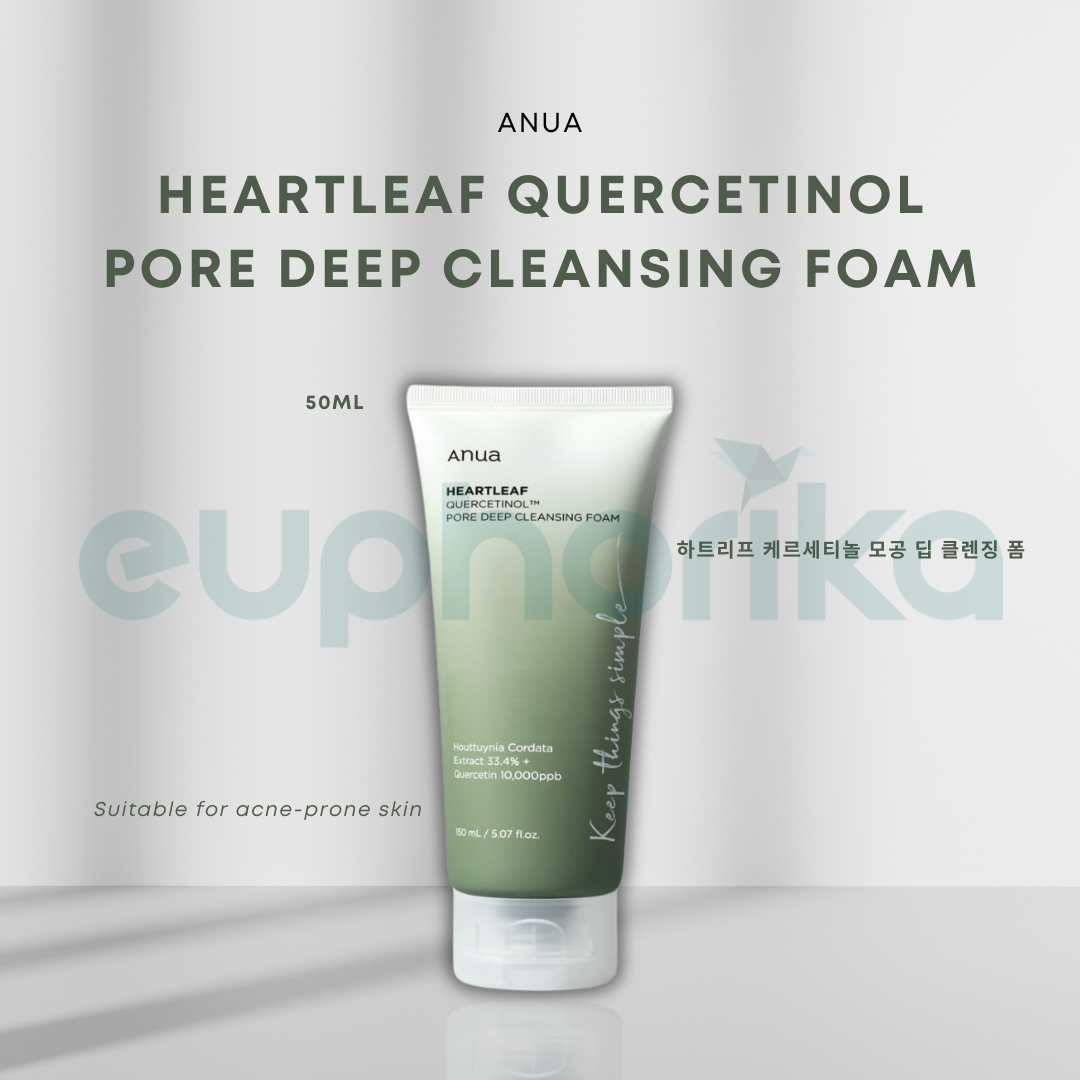 Anua Heartleaf Quercetinol Pore Deep Cleansing Foam - 50ml