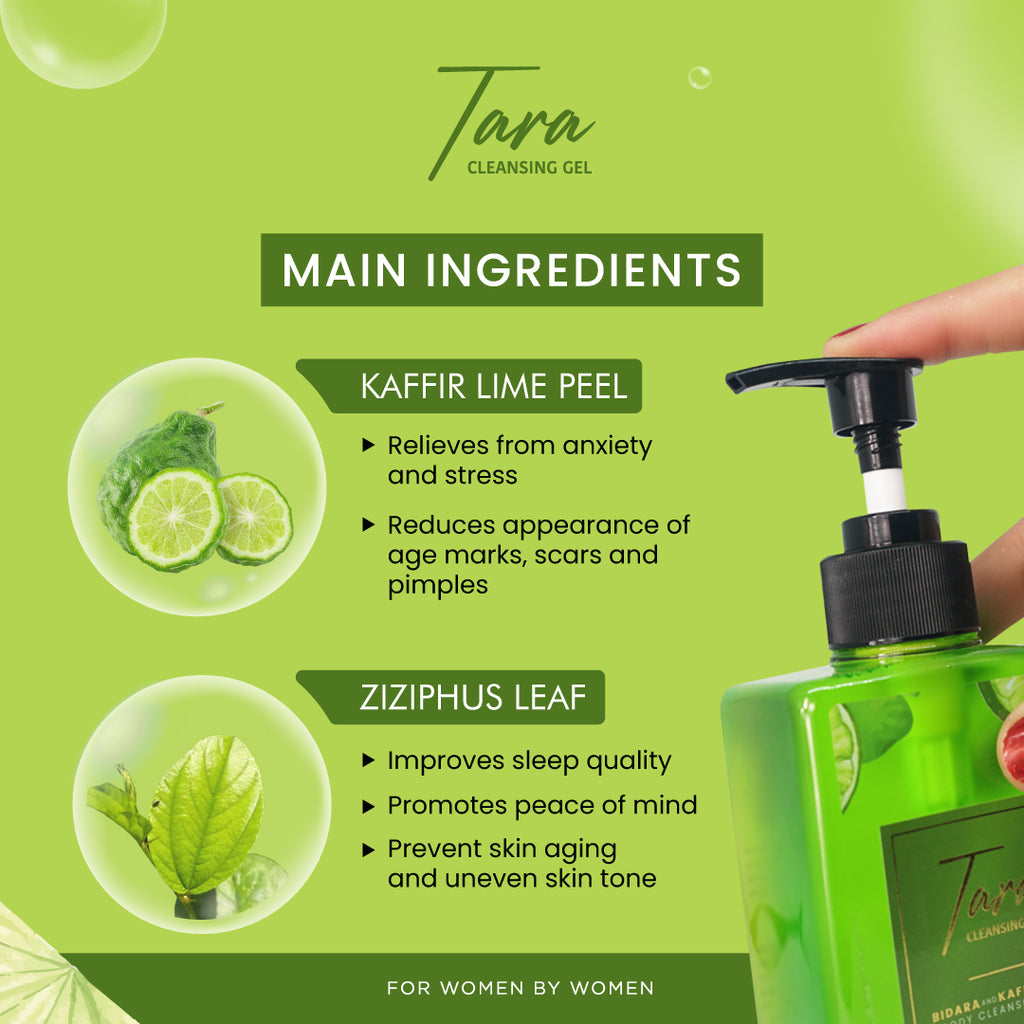 Tara Women Wellness Bidara and Kaffir Lime Body Cleansing Gel