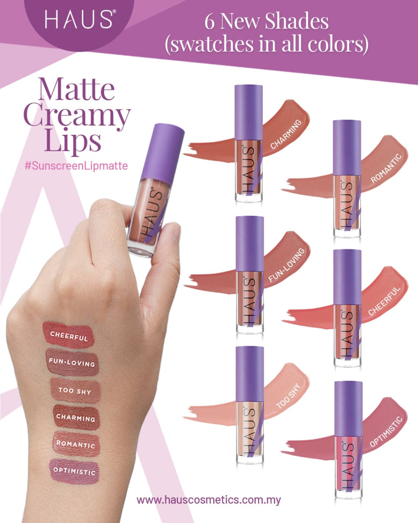 Haus Cosmetics Matte Creamy Lips