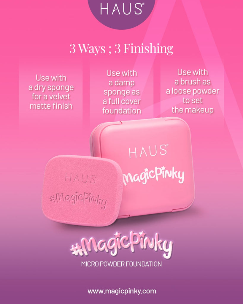 Haus Cosmetics Magic Pinky Powder Foundation (not valid for customers)